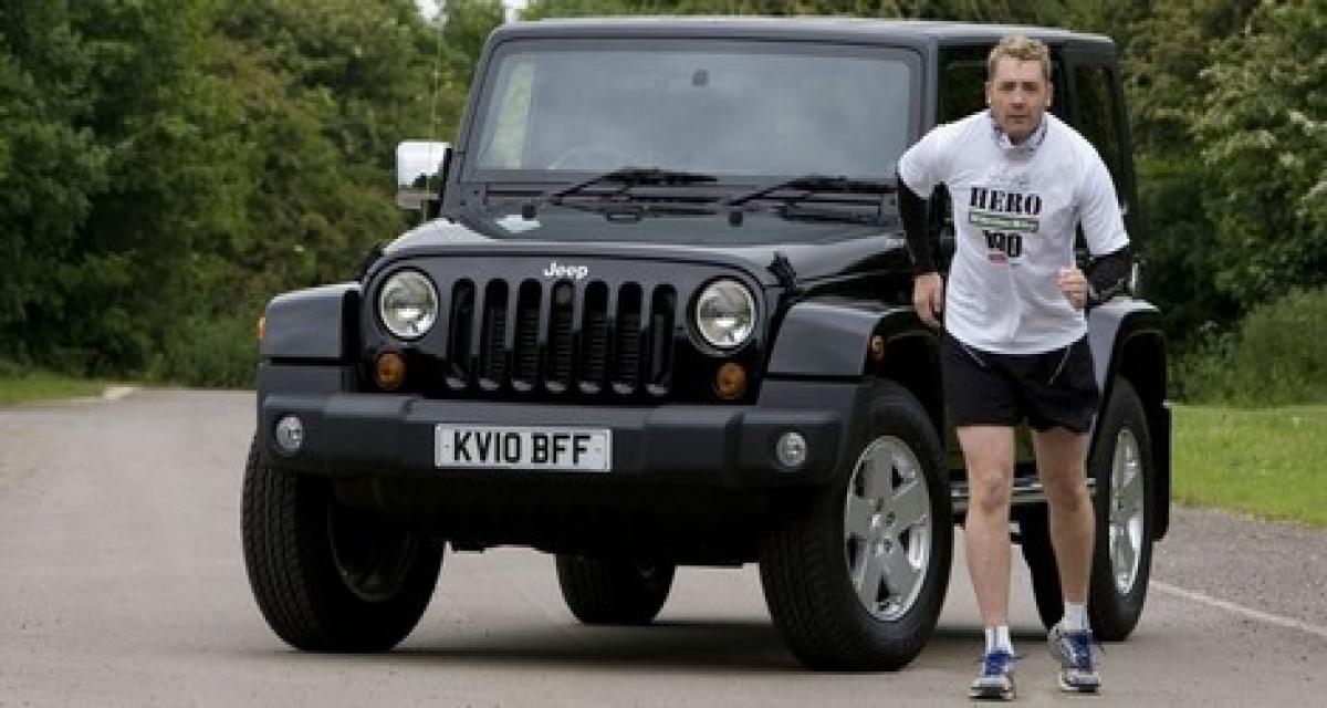 Jeep sponsorise un marathonien un peu fou