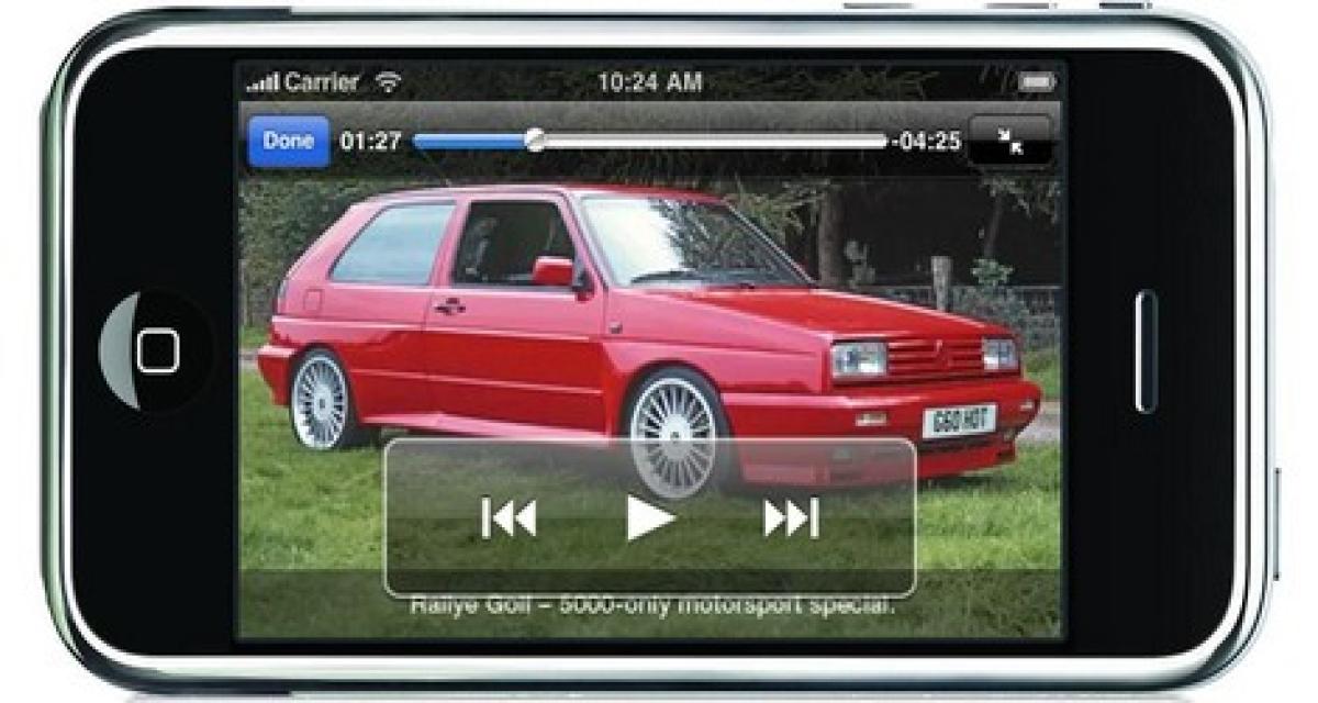 Une application iPhone pour la VW Golf GTI