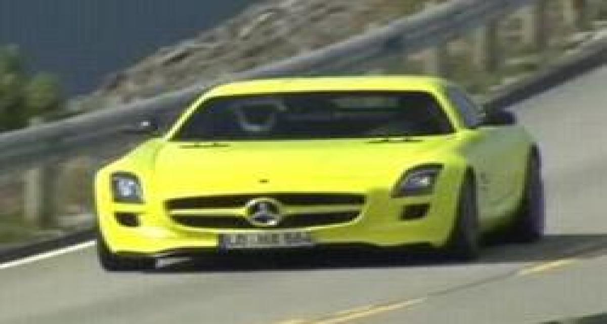 Mercedes SLS AMG E-Cell : vidéo