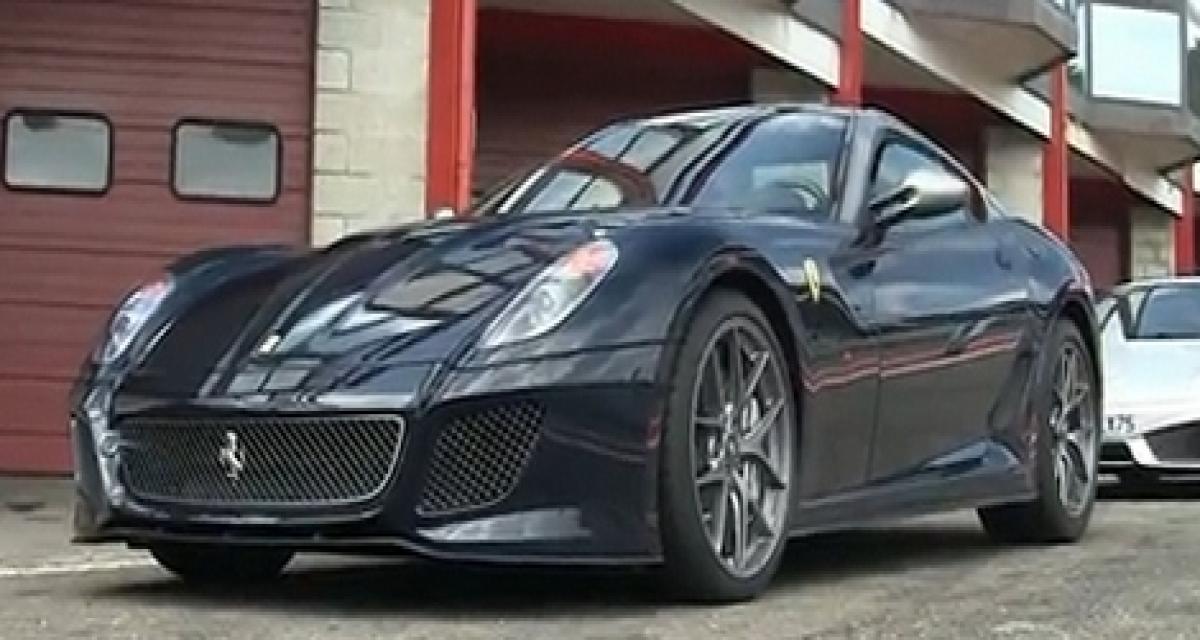 Vidéo : trois Ferrari 599 GTO en piste