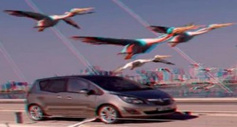  - L'Opel Meriva fait sa réclame en 3D