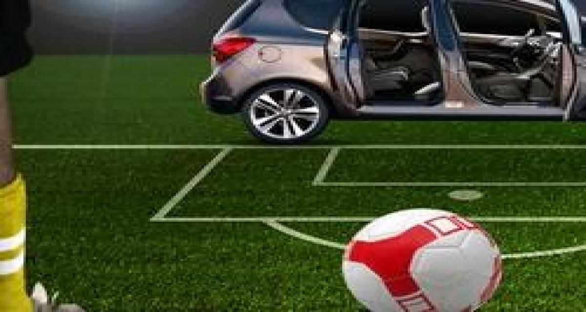 Jouez au foot avec l'Opel Meriva