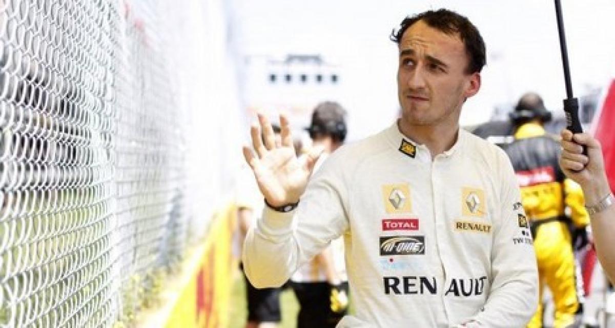 Robert Kubica chez Renault jusqu'en 2012