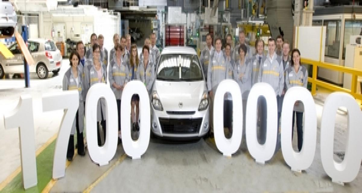 Renault Flins : 17 millions d'unités produites