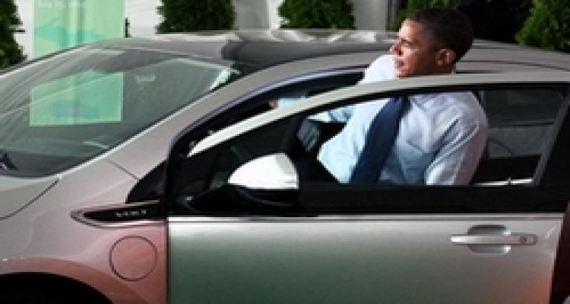  - Barack Obama découvre la Chevrolet Volt