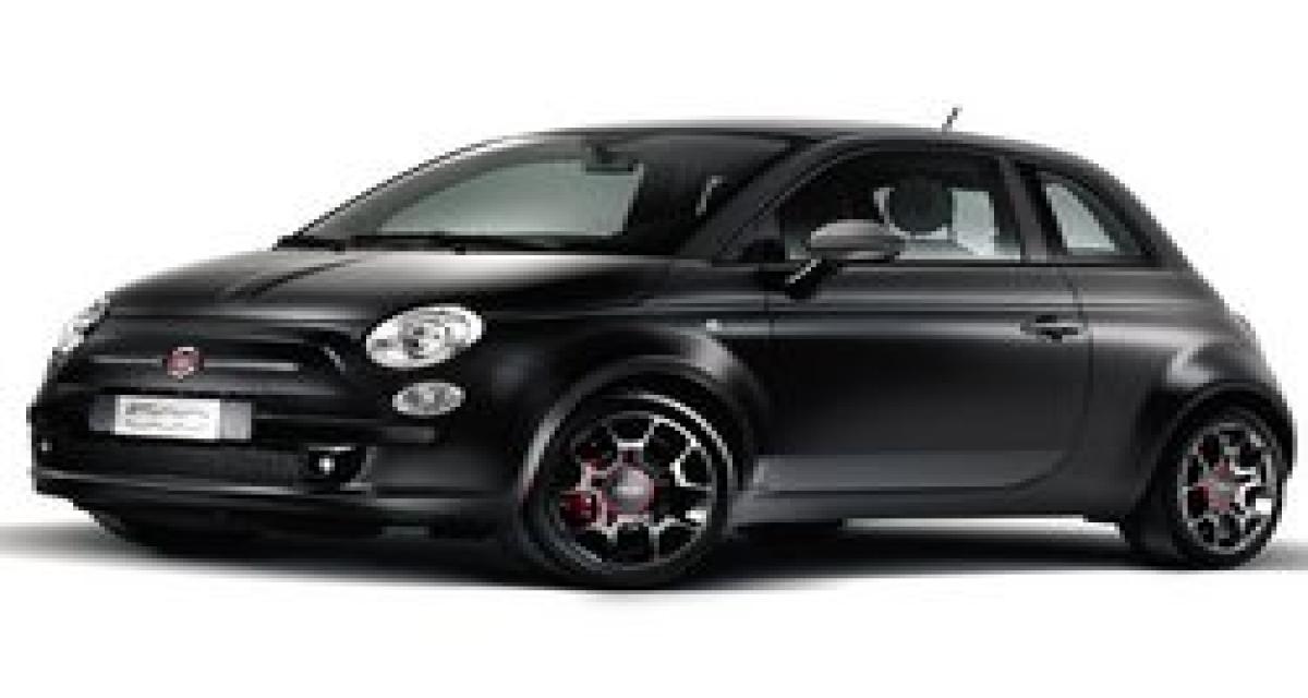 Fiat 500 Blackjack : noir c'est noir