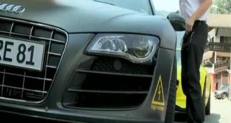  - Vidéo : l'Audi R8 e-tron au Rallye E-Silvretta
