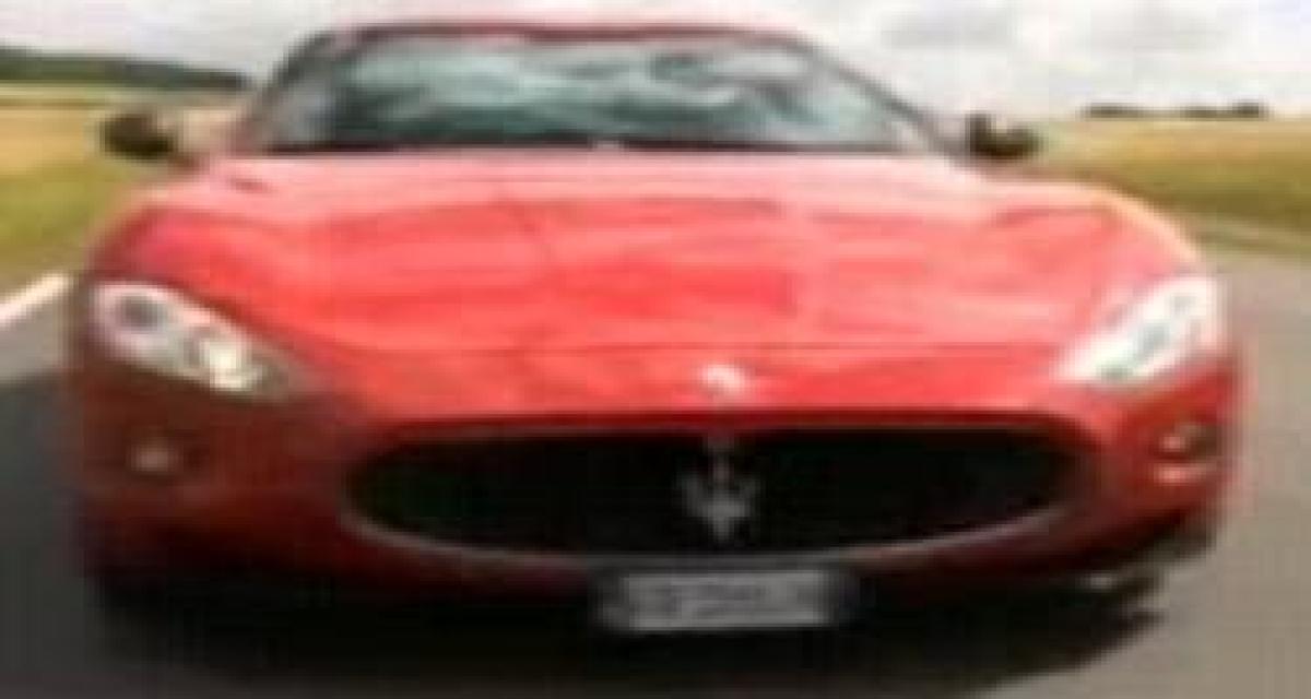 Pour le plaisir : une vidéo de la Maserati Gran Turismo S Automatica