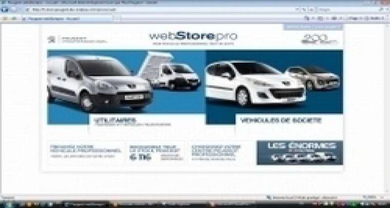  - Peugeot WebStore : place aux pros
