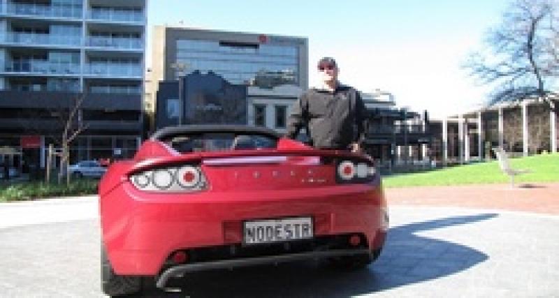  - La première Tesla Roadster livrée en Australie
