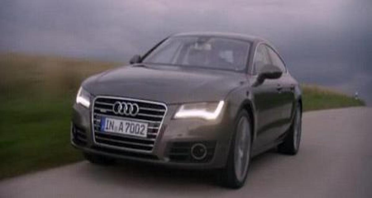 Audi A7 Sportback : elle roule (vidéo)