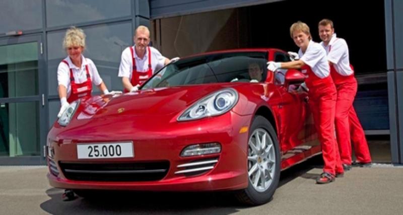  - Porsche Panamera : 25 000 unités produites