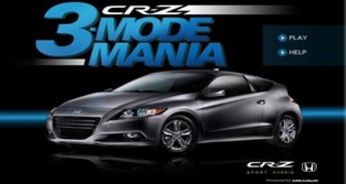 Honda CR-Z : un jeu pour se divertir