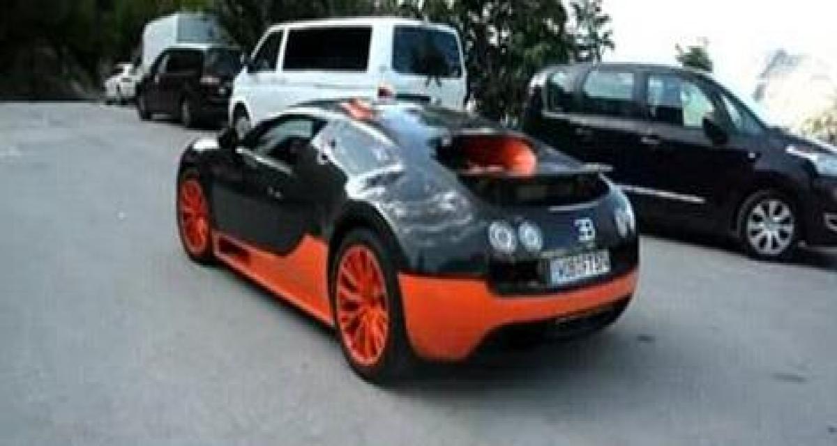La Bugatti Veyron Super Sport s'ébroue...