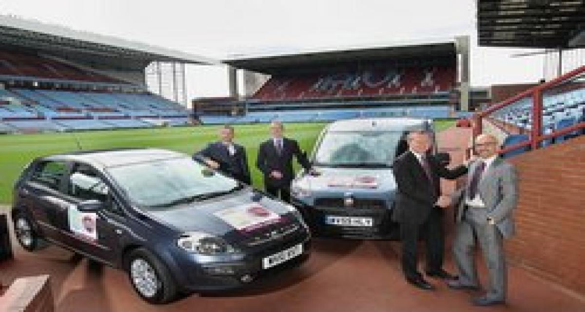 Fiat fournisseur officiel d'Aston Villa