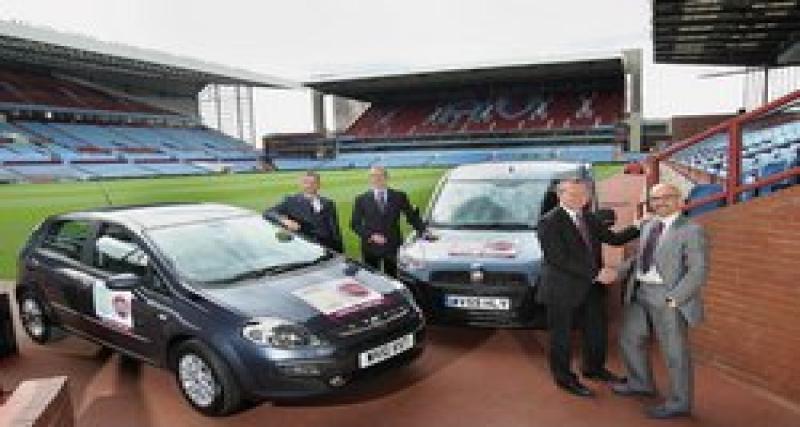  - Fiat fournisseur officiel d'Aston Villa