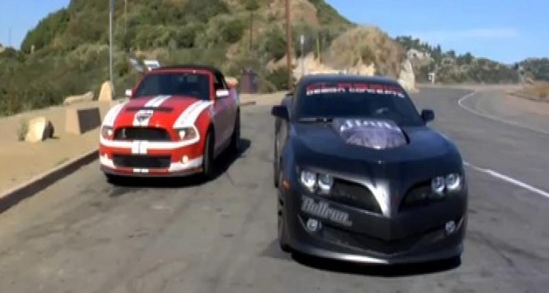  - Vidéo musclée : Shelby GT500 et Camaro SS Firebreather