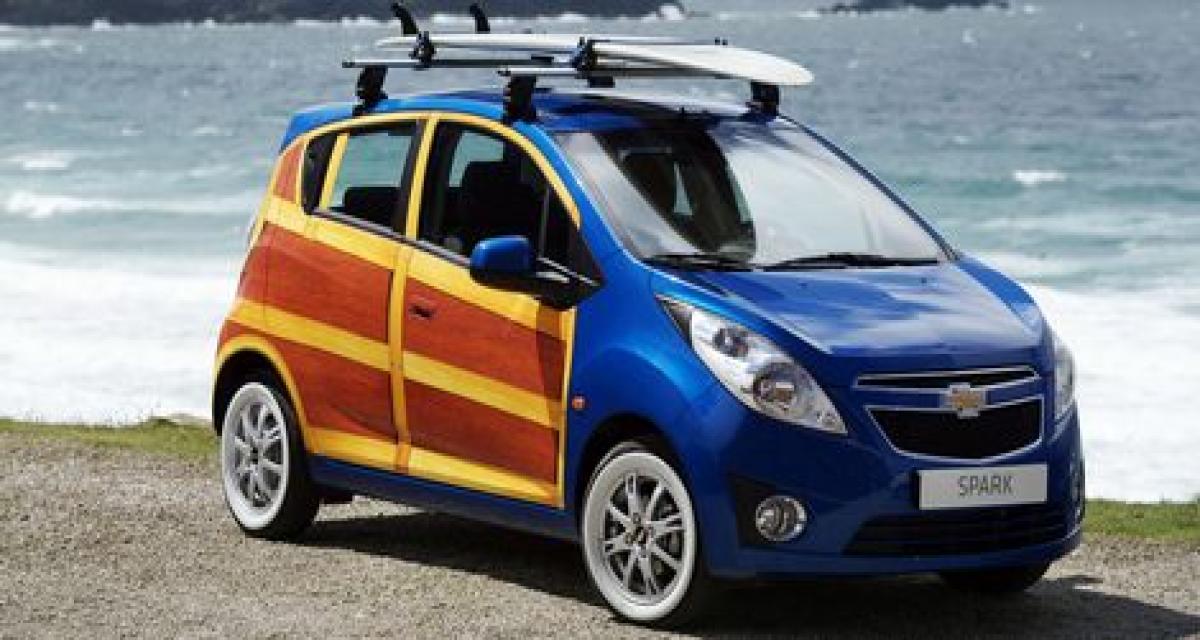 Chevrolet Spark Woody : sea, sun and surf