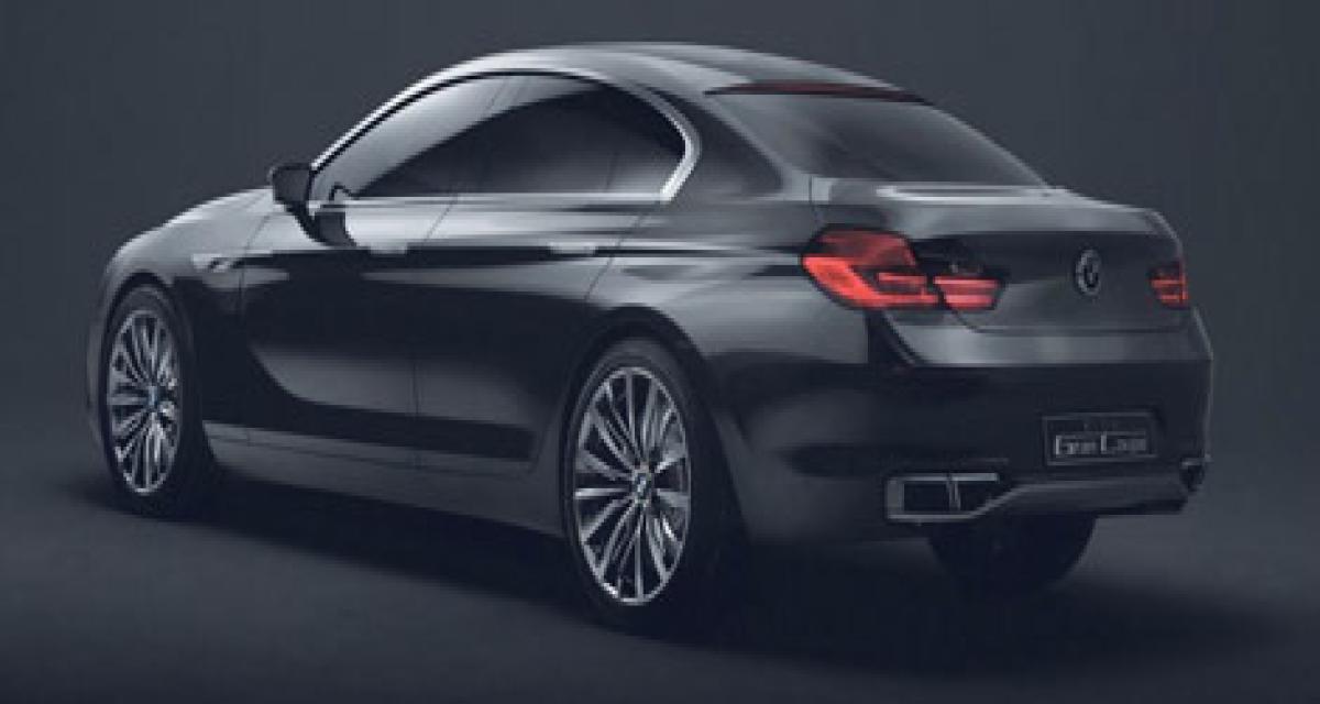 BMW Gran Coupe, officialisé pour 2012