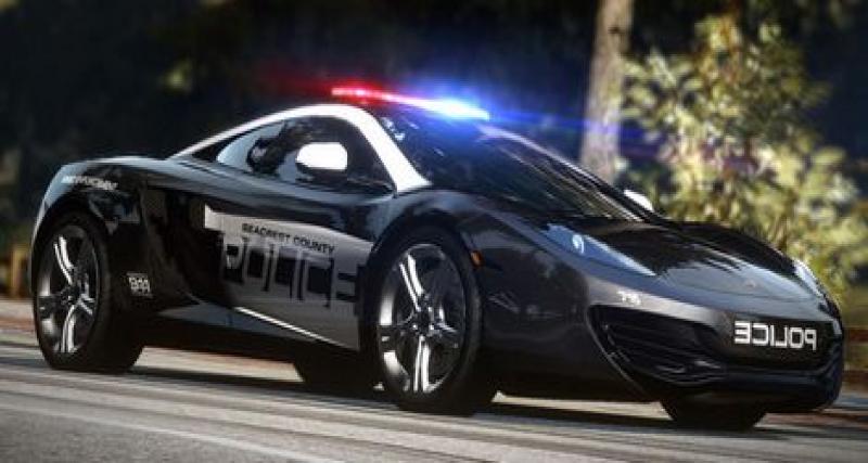  - McLaren MP4-12C : voiture de police dans Need For Speed Hot Pursuit