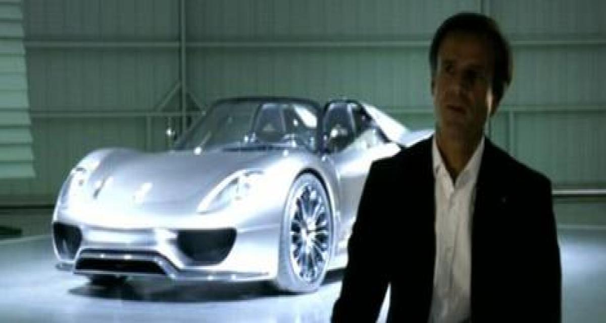 La Porsche 918 Spyder Concept en vidéo