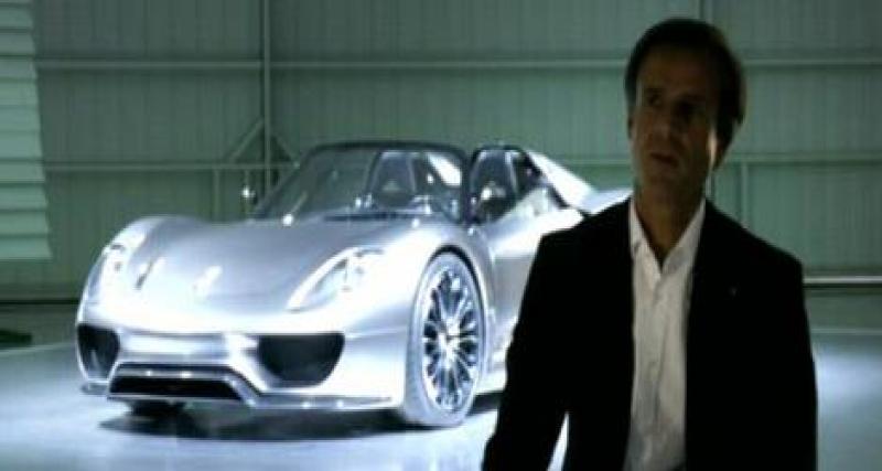  - La Porsche 918 Spyder Concept en vidéo