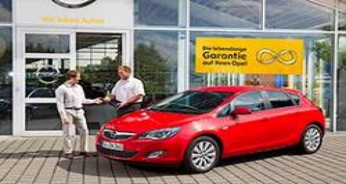 Garantie à vie : Opel épinglé en Allemagne