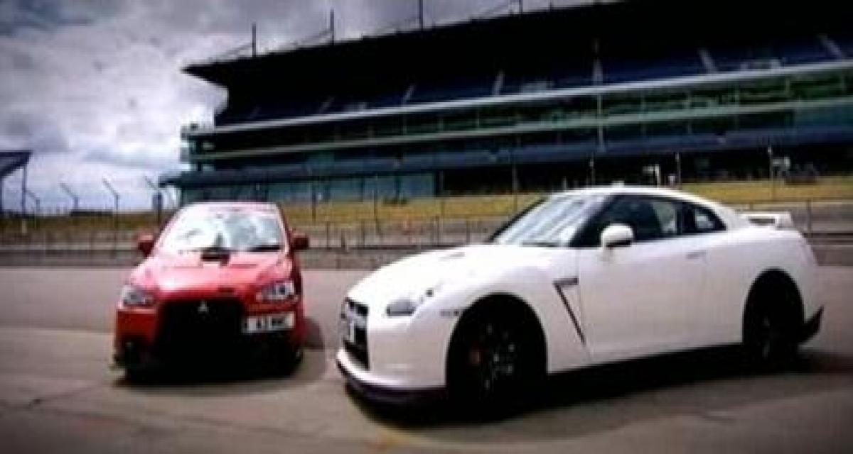 Vidéo : Mitsubishi Evo FQ400 vs Nissan GT-R