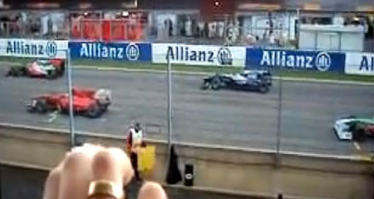 F1 : Massa a volé le départ en Belgique (vidéo)