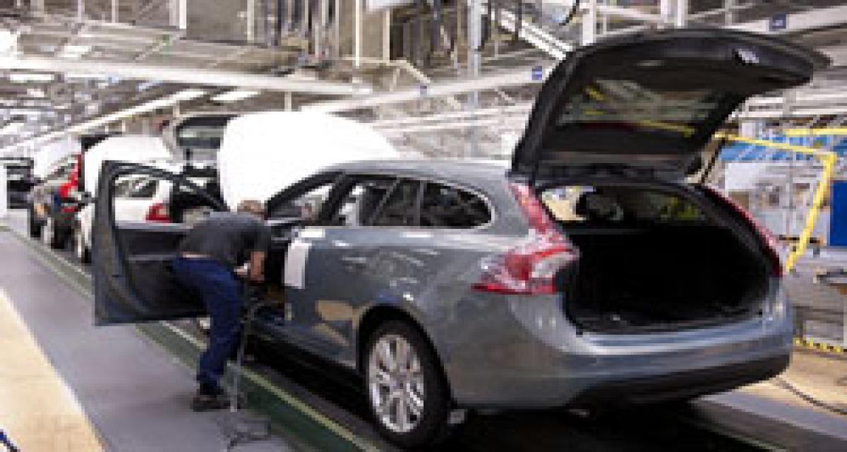 La production de la Volvo V60 lancée