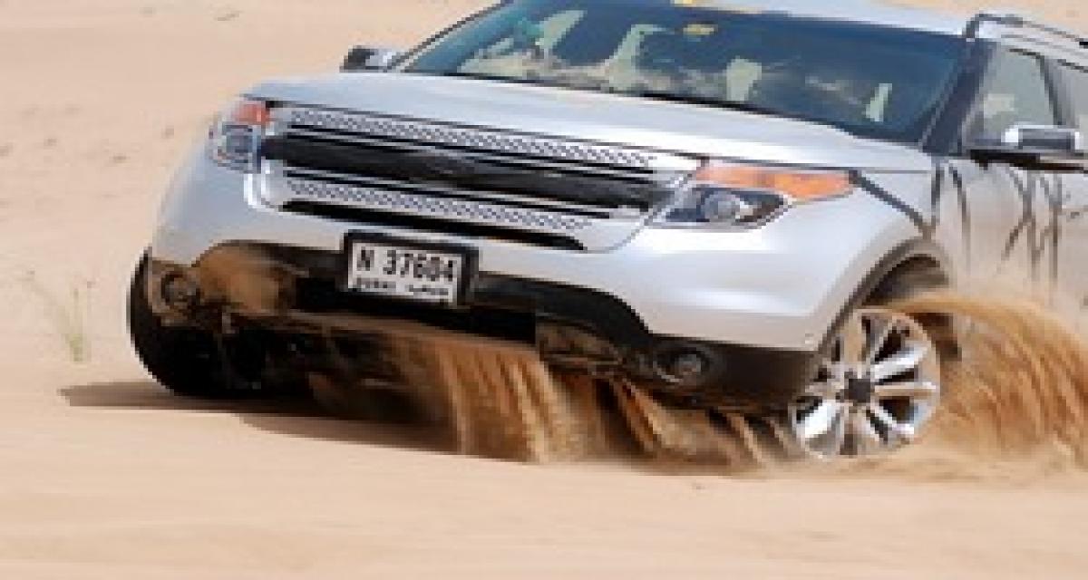 Ford Explorer : en tests à Dubaï (vidéo)