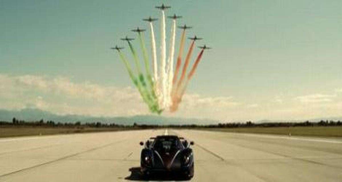 Vidéo : la Zonda Tricolore et les jets italiens