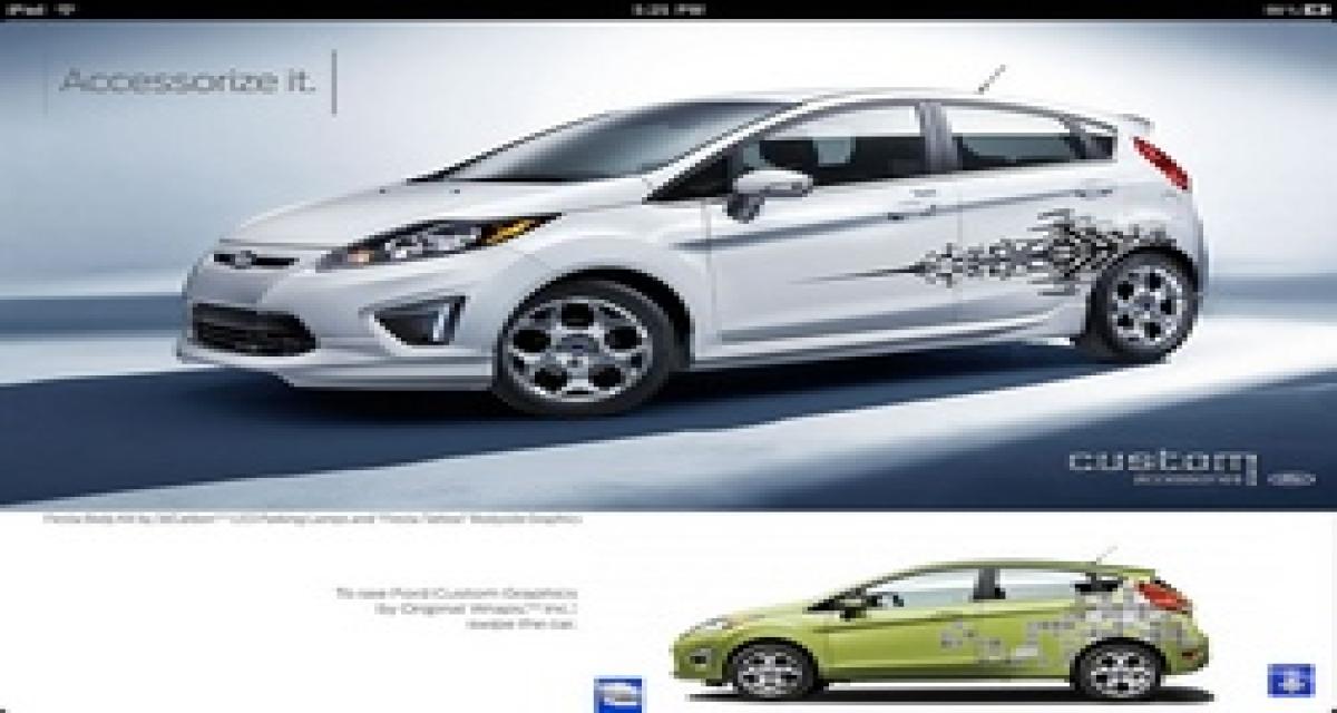 La Ford Fiesta US sur iPad