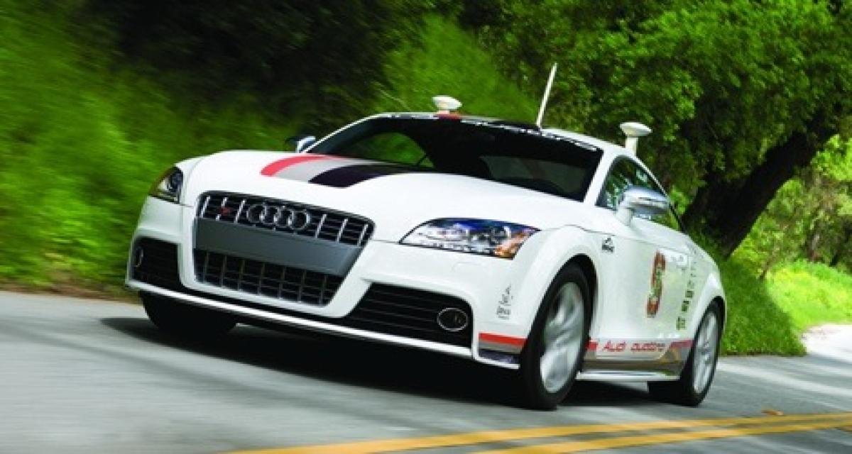 Audi TTS autonome pour Pike's Peak : un accident d'hélicoptère