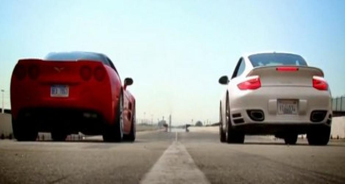 Run alléchant : Corvette ZR1 VS 911 Turbo