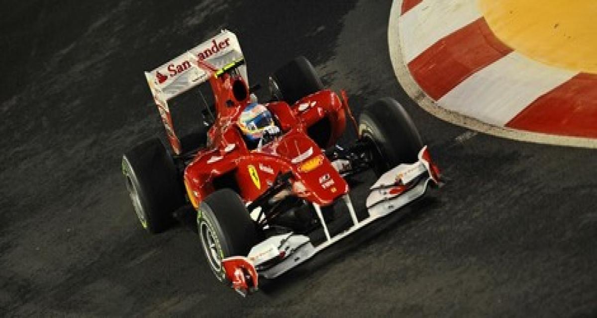 F1 Singapour: Alonso impérial