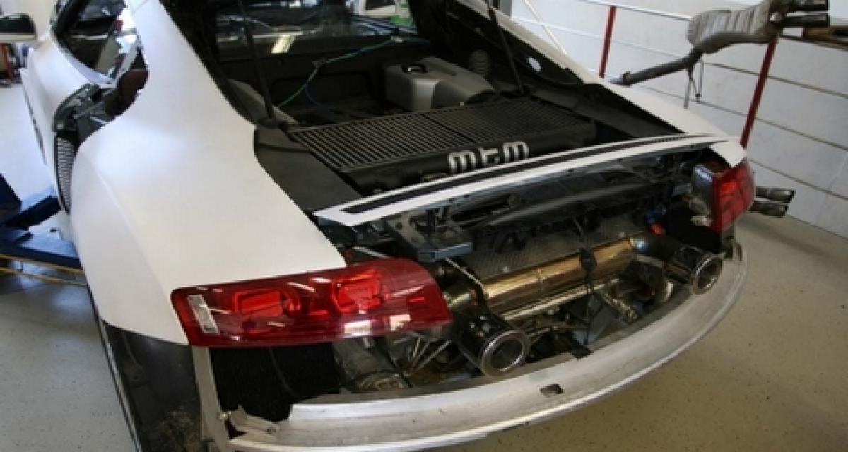 L'Audi R8 V10 biturbo par MTM en chantier