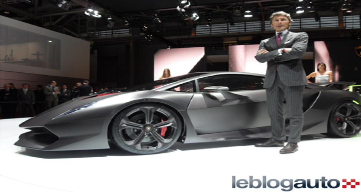 Mondial de l'auto: Lamborghini Sesto Elemento dévoilée