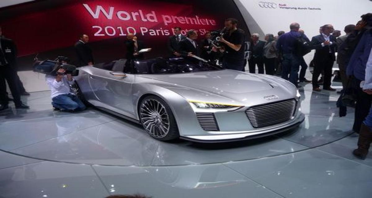 Mondial Auto Paris 2010 live : Audi e-tron Spyder