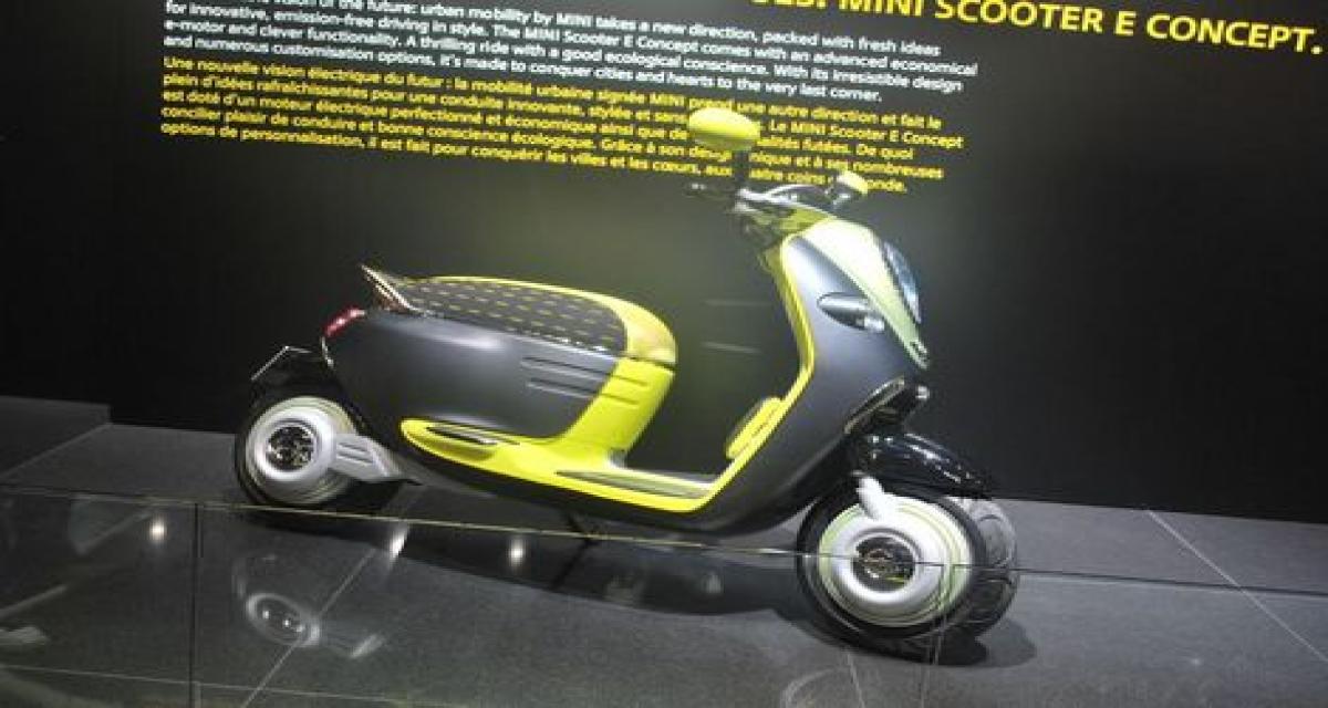 Mondial Auto Paris 2010 live : Mini Scooter E Concept