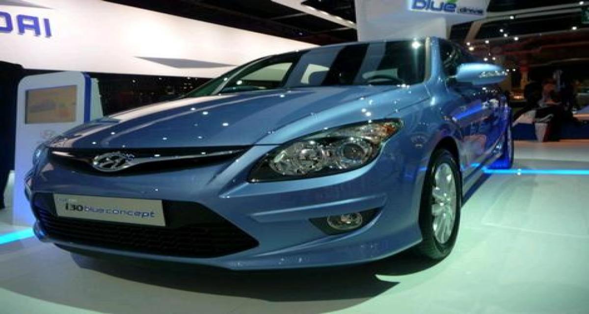 Mondial Auto Paris 2010 live : Hyundai i30 Blue Concept