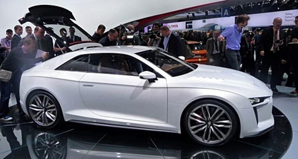 La production de l'Audi Quattro Concept à l'étude