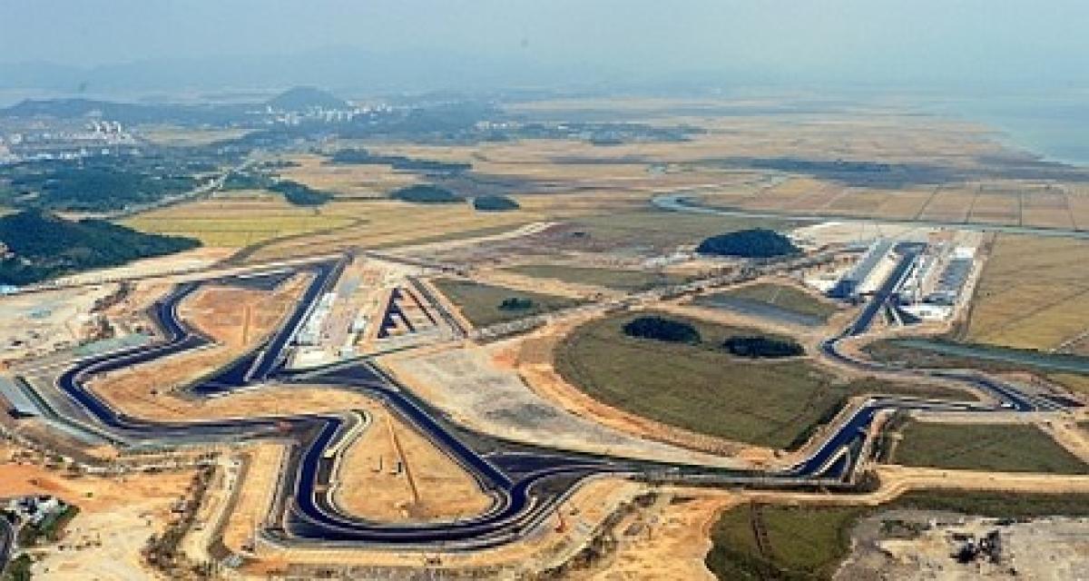 F1: le circuit du Grand Prix de Corée homologué