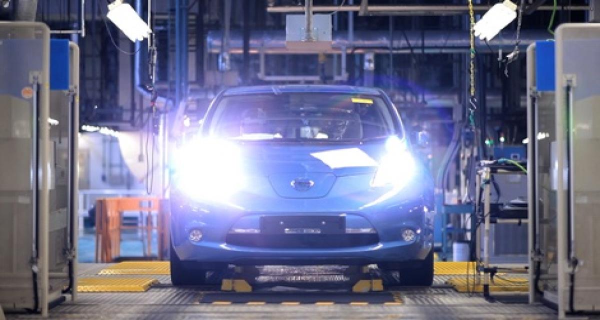 Nissan Leaf : démarrage de la production au Japon