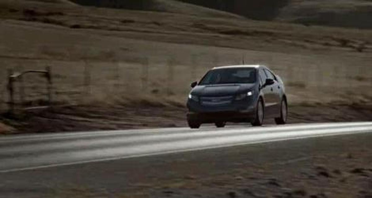 La Chevrolet Volt s'offre son premier spot publicitaire