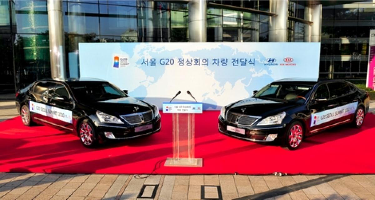Hyundai fournisseur auto du G20