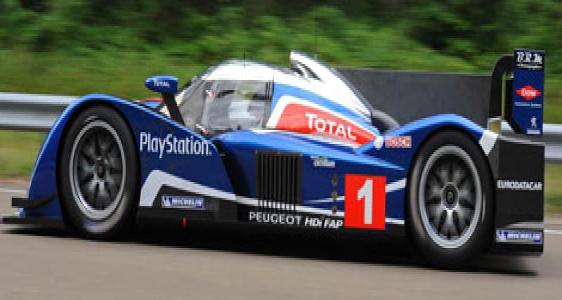 - Le Mans : premier roulage de la Peugeot 90X