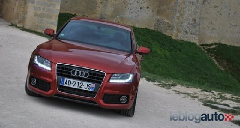  - Essais croisés Audi A5 Cabriolet & Sportback: Sportback dans les bacs, contact (1/2)