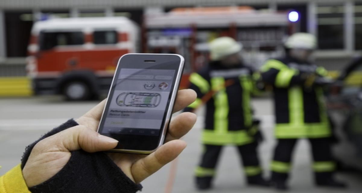 Opel Rescue Card : la désincarcération sur smartphone
