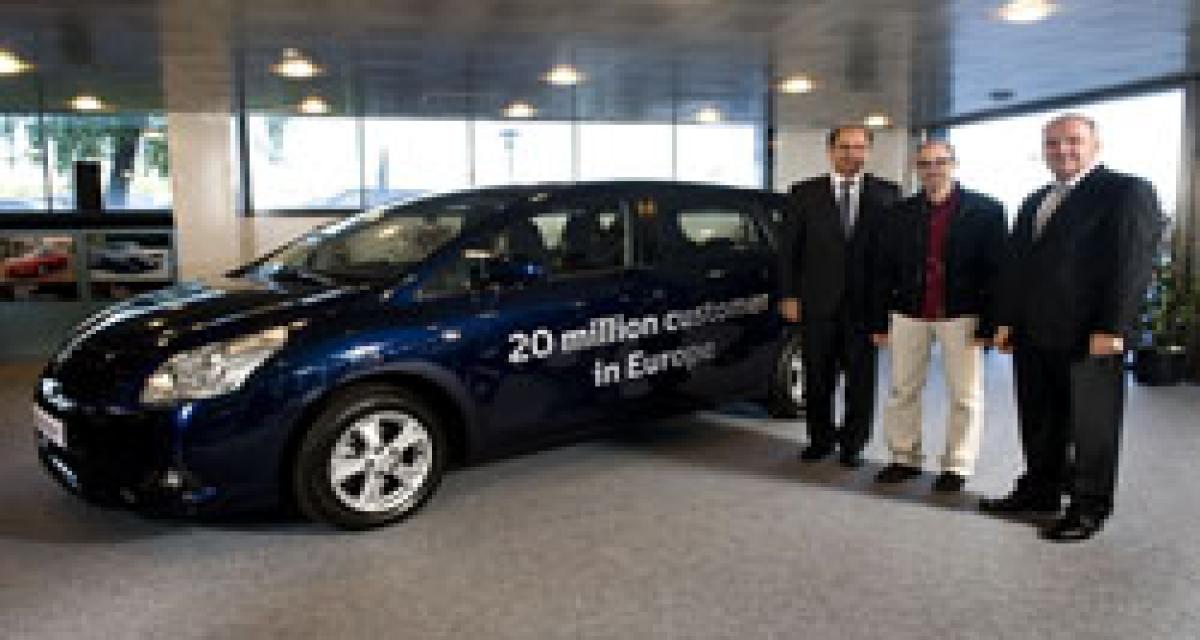 20 millions de Toyota en Europe 